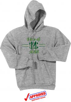 Class of 2025 Sweatshirt - Port & Company- Fleece Pullover Hooded Sweatshirt - Athletic Heather